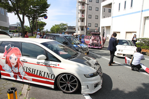 長門市初？の痛車コーナー