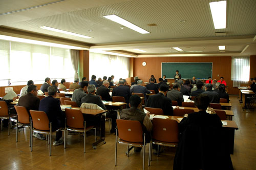 市長・市議会議員選挙立候補説明会