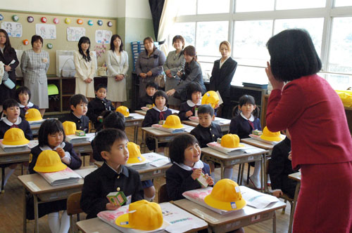 式終了後のホームルーム