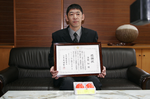 「これからもカラーボールを常備します」と濱野さん