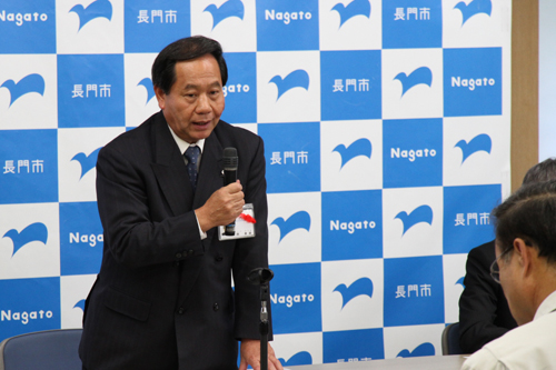 冒頭に大西市長があいさつ