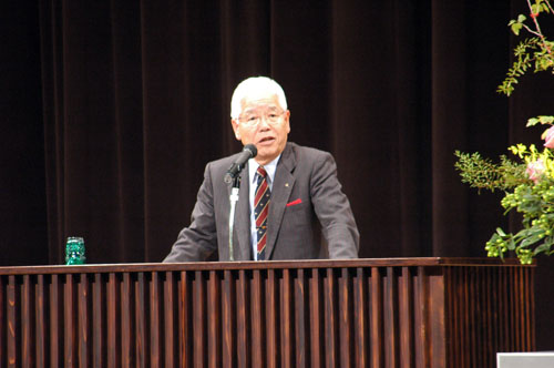 山口県立大学学長江里健輔さんの講演