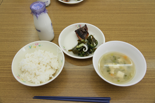 この日の給食