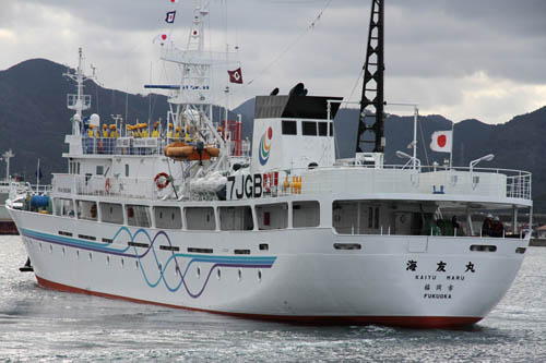 仙崎港から出航