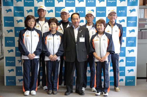 全国大会に出場する選手
