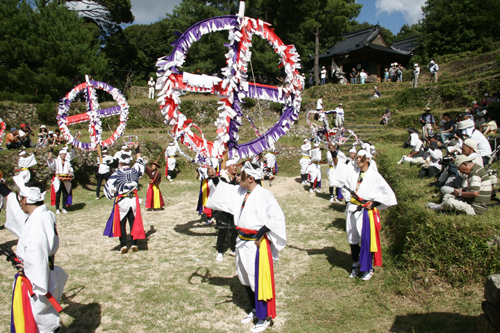 湯本保存会による湯本南条踊り