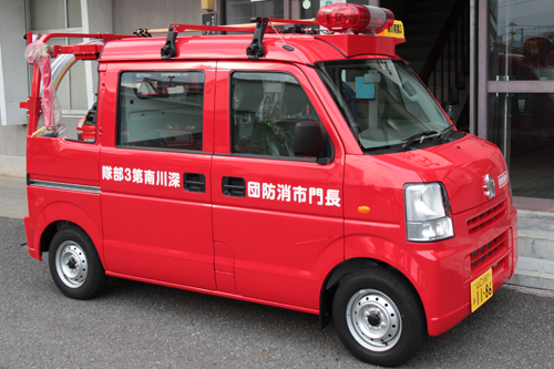 寄贈された車両