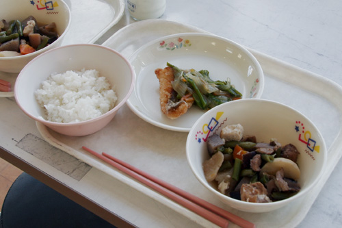 この日の浅田小学校の給食メニュー