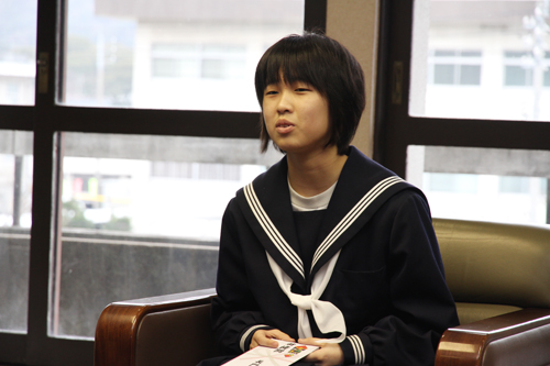 目標は優勝、と話す酒井さん