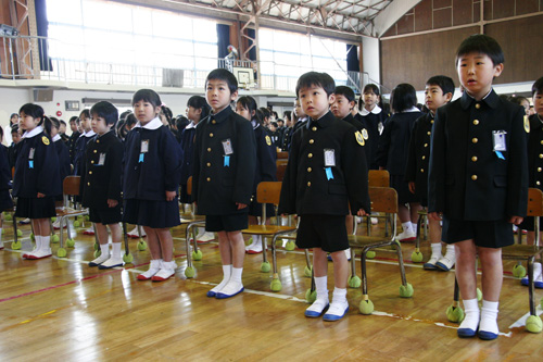 深川小学校入学式