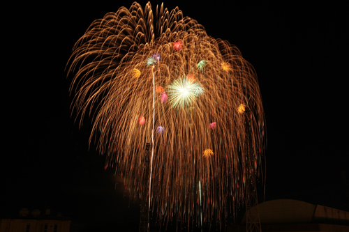 3,000発の花火が来場者を魅了