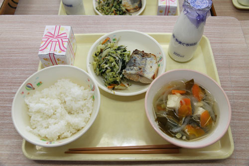 この日の給食