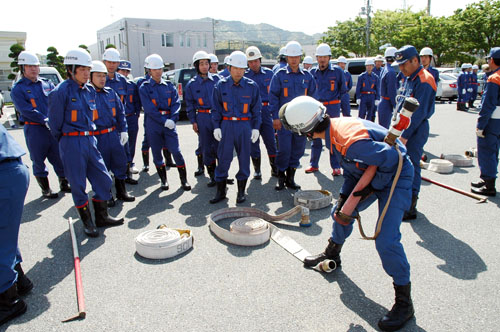 消防団員消防講習会