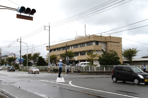 訓練は信号を消して行われる