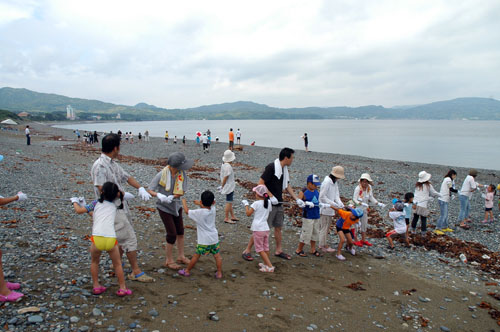 地引網のようす