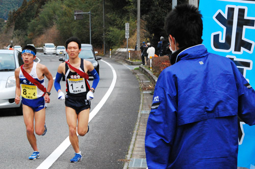 俵山出身の和田選手（豊北高校）は、下関市で出場