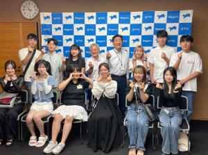 市長との集合写真