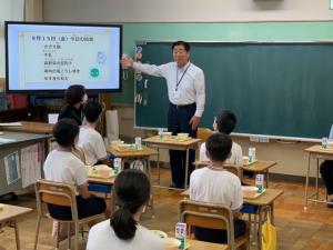 市長あいさつの様子