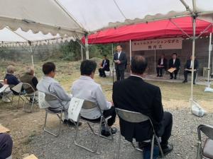 市長挨拶の様子