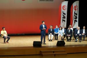 市長挨拶の様子