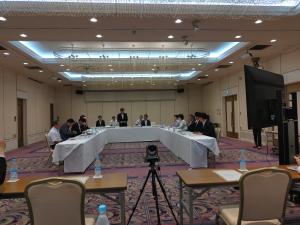 山口県市長会議の様子