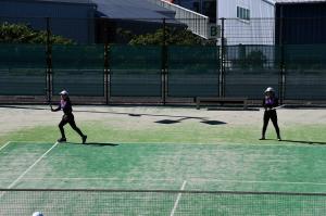テニス試合中①