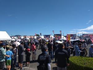 焼き鳥祭り会場の様子