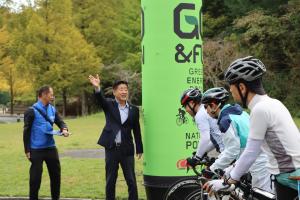 スタート時点市長応援