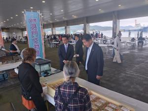 ながと魚まつり2024　知事と市長