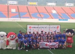 ながとブルーエンジェルス優勝記念撮影
