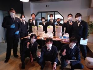 高校生との集合写真