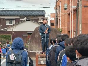 市民駅伝開会式市長あいさつ