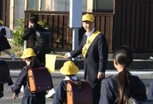 交通安全立哨