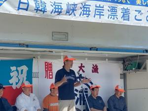 開会式での市長挨拶