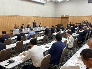 全国手話言語市区長会総会の様子