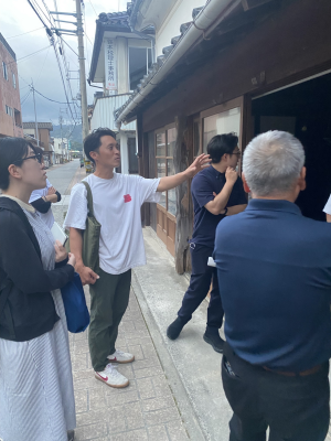 ながとまちの学校Vol.2仙崎街歩きの様子