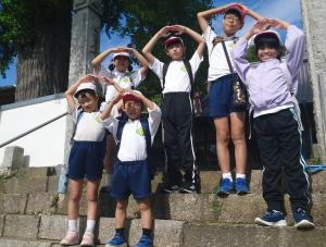 行きの写真です