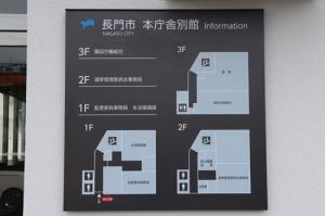 庁舎別館案内図