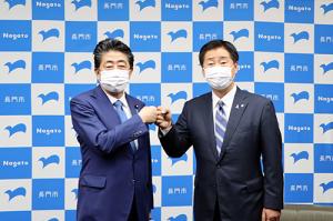安倍さんとの会談