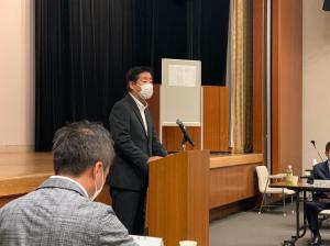 市長挨拶の様子