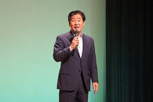 市長挨拶の様子