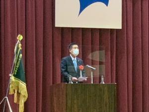 市長挨拶の様子