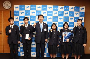 英語部との集合写真