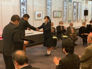 表彰の様子