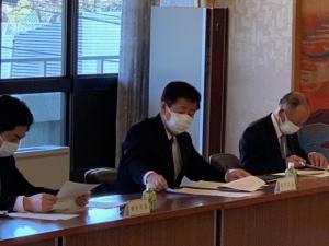 会議の様子（市長）