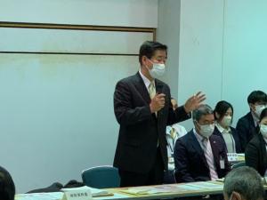 市長挨拶の様子