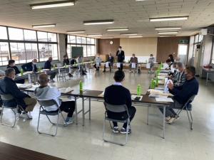 市長あいさつの様子