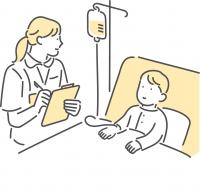 子どもと医療のイラスト
