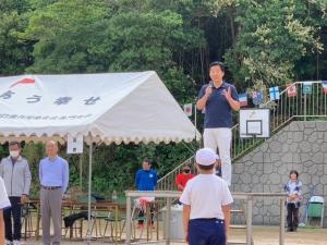 市長挨拶の様子
