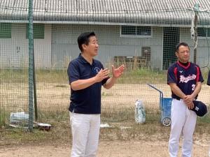 市長挨拶の様子